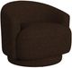 Elements International Mojave JH Chocolate Swivel Chair-0