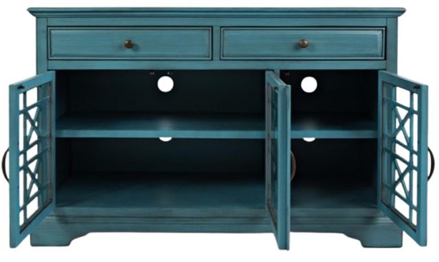 Jofran Inc. Craftsman Antique Blue 50" Media Console-3
