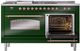 Ilve® Nostalgie II Series 60" Emerald Green Pro Style Dual Fuel Range-3