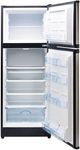 Unique Appliances 24" Stainless Steel Counter Depth 10.3 cu. ft. Top Freezer Refrigerator-1