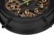 Monarch Specialties Inc. Brown 12" Round Table Clock with Standard Numbers on Gear Mechanism-1