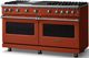 Viking® 5 Series 60" Spiced Cider Pro Style Gas (NG) Range with Polished Chrome Trim-2