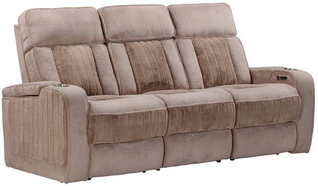 Parker House® Equinox Mushroom Power Theater Reclining Sofa with Headrest-0