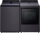 LG Matte Black Top Load Washer & Electric Dryer Laundry Pair-0