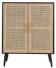 A & B Home Beige/Black Cabinet-0