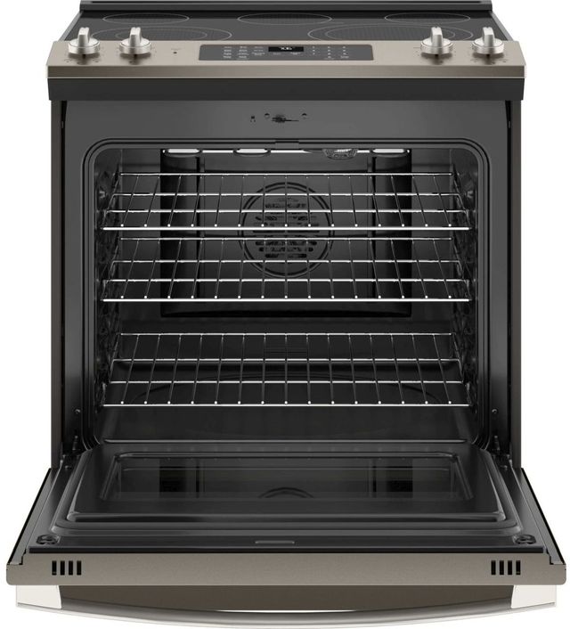 GE® 30" Slate Slide In Electric Range-1