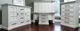 Million Dollar Rustic Coliseo 4-Piece Frosted White Queen Panel Bedroom Set-0