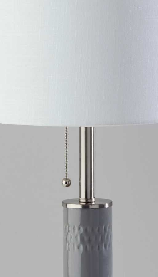 Adesso® Vanessa Brushed Steel Table Lamp-1