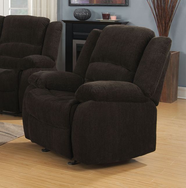 Coaster® Gordon 3-Piece Chocolate Reclining Living Room Set-3
