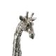 A & B Home Silver Standing Giraffe-4