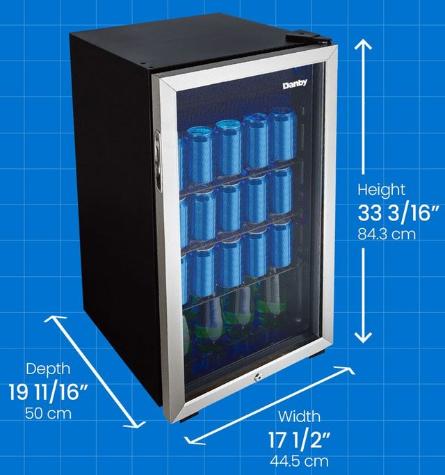 Danby® 18" 3.1 Cu. Ft. Stainless Steel Beverage Center-1