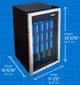 Danby® 3.1 Cu. Ft. Stainless Steel Beverage Center-1
