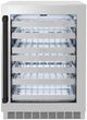 ZLINE Touchstone Autograph Edition 24" Stainless Steel Wine Cooler with Glass Door and Matte Black Handle-0
