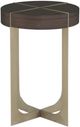 Fairfield® Goddard Smoked Stone Round Table with Champagne Base-1