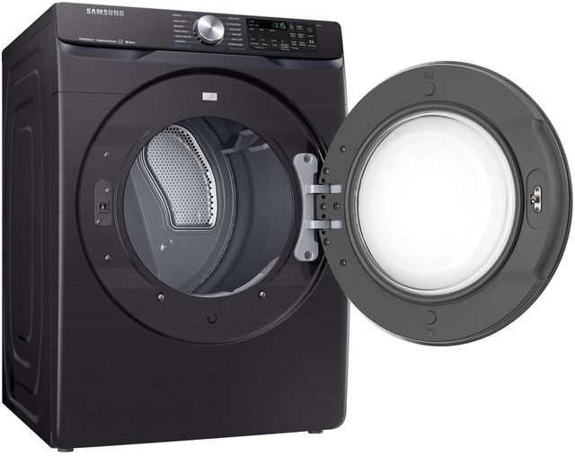 Samsung 7.5 Cu. Ft. Fingerprint Resistant Black Stainless Steel Front Load Electric Dryer-2