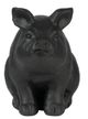 A & B Home Matte Black Pig Figurine-1