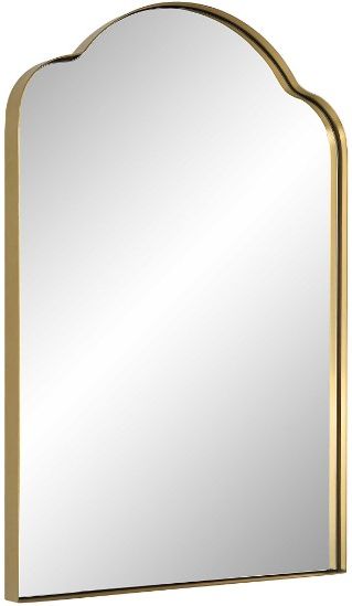 Uttermost® Sidney Brushed Brass Arch Mirror-3