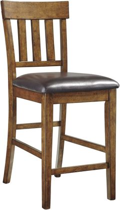 Signature Design by Ashley® Ralene Medium Brown Upholstered Bar Stool