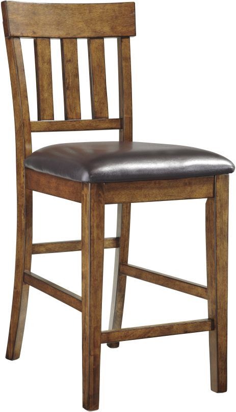 Signature Design by Ashley® Ralene Medium Brown Upholstered Bar Stool-0
