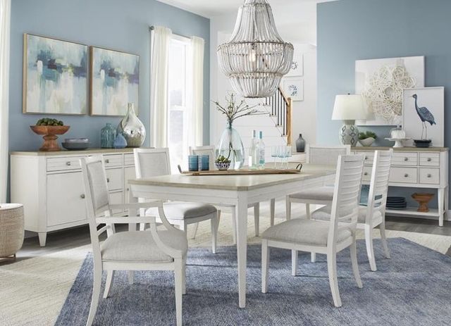 Magnussen Home® Echo Isles Driftwood and Sea Pearl Arm Chair-1