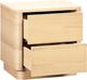 Moe's Home Collection Round Off Natural Oak Tall Nightstand-1