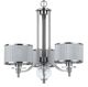 Cal® Lighting & Accessories Abaco 3-Light Silver Chandelier-1