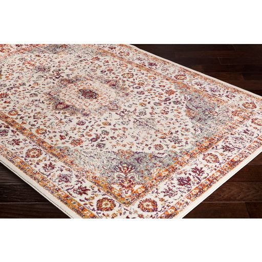 Surya Chelsea Bright Orange Multi 8'x10' Area Rug-1