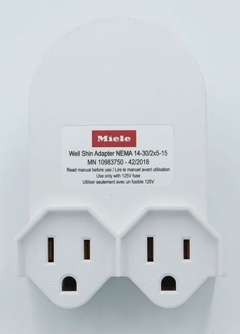 Miele White NEMA Adapter-1