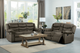 Homelegance® Discus Brown Reclining Sofa-5