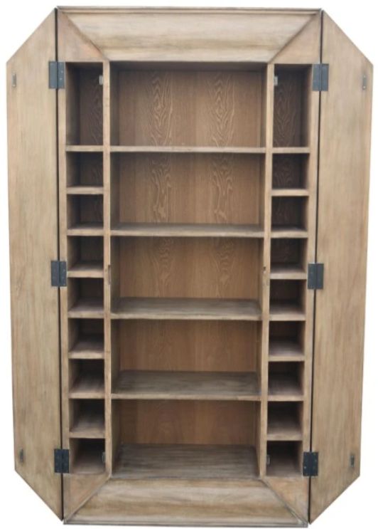 Nest Home Collections Speakeasy Antique Natural Cabinet-3