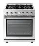 AEG 30" Stainless Steel Freestanding Dual Fuel Range-0