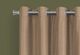 Monarch Specialties Inc. 2-Piece Brown 52" x 84" Solid Blackout Curtain Panel Set-4