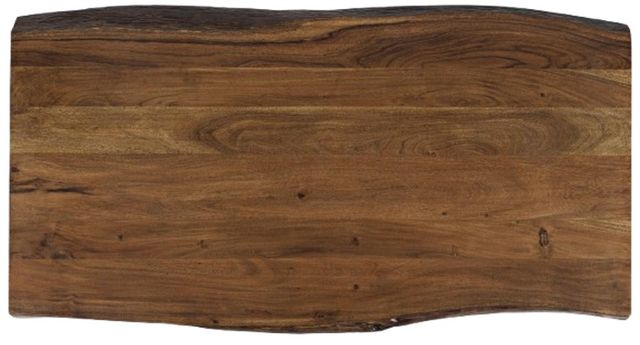 Jofran Inc. Nature's Edge Chestnut 52" Counter Dining Table with Black Base-3