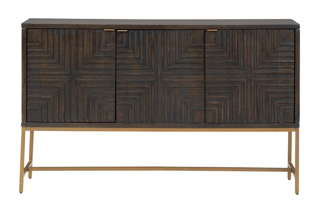 Signature Design by Ashley® Elinmore Brown/Gold Accent Cabinet-1
