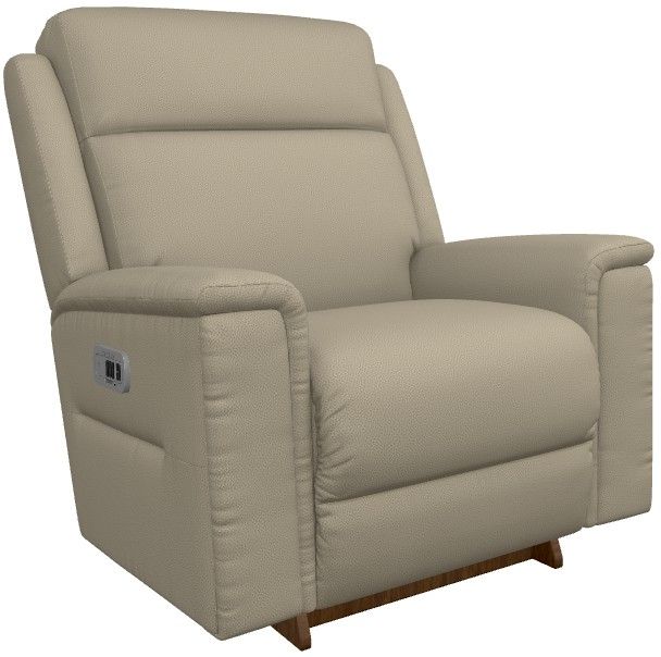 La-Z-Boy® Ace Sand Power Rocking Recliner with Headrest and Lumbar-0