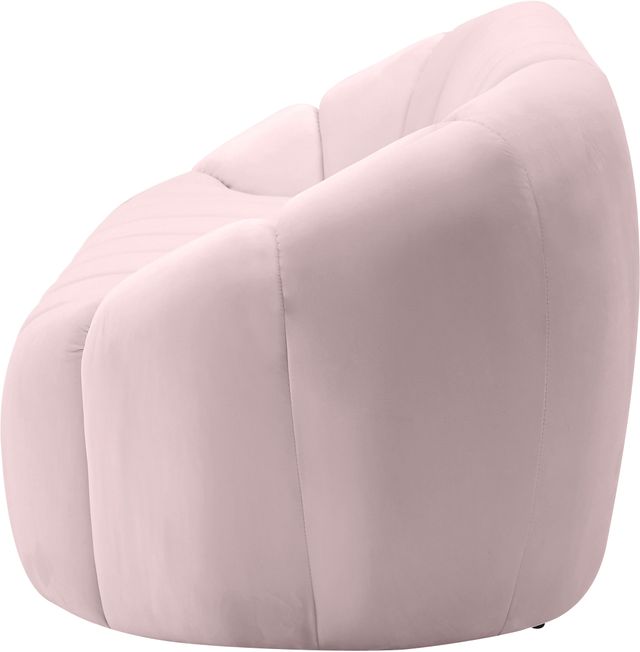 Meridian Furniture Elijah Pink Velvet Loveseat-3