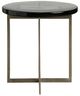Universal Explore Home™ Avaline Smoke Jordan Side Table with Antique Nickel Base-2