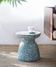 A & B Home Blue Stool-4