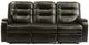 Flexsteel® Customizable Arlo Leather Power Reclining Sofa with Power Headrest and Lumbar-4
