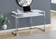 Monarch Specialties Inc. 48"L Glossy White and Chrome Metal Computer Desk-4