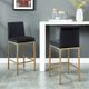 Inspire™ Diego Black/Aged Gold 26" Counter Stool, Set Of 2-4