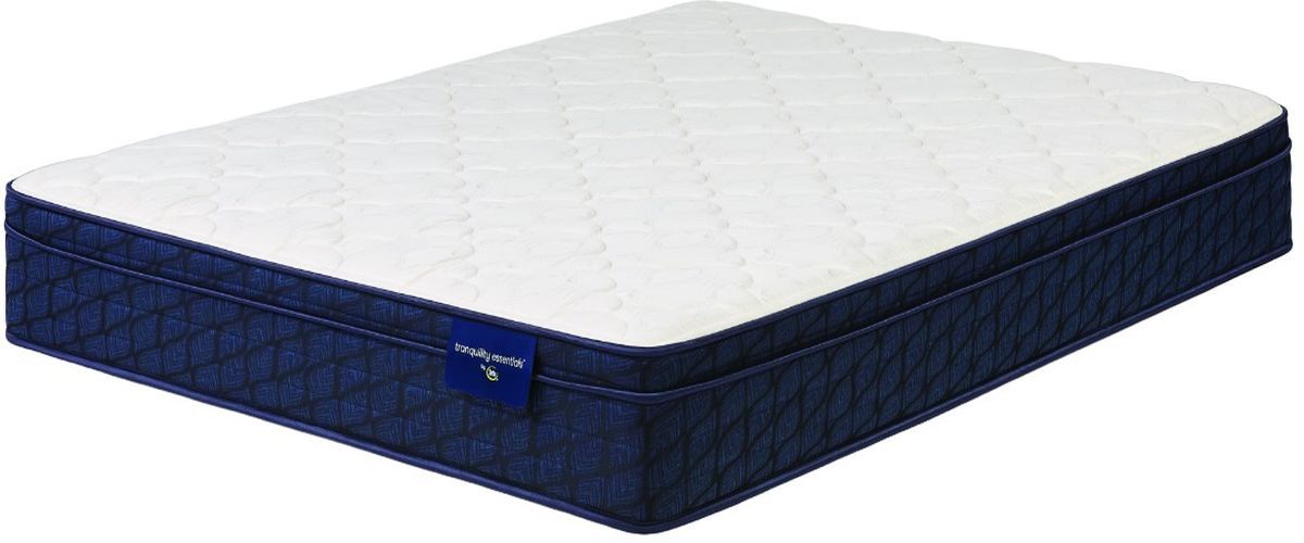 Tranquility Essentials™ by Serta® Barberry Bay 10" Wrapped Coil Medium Euro Top King Mattress