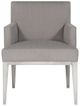 Vanguard® Furniture Vanguard Rudin Kickoff Chrome Arm Chair-1