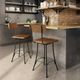 Amisco Customizable Bean Swivel Counter Stool-2
