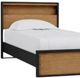 Signature Design by Ashley® Kozmour Black/Brown Youth Twin Bookcase Bed-1