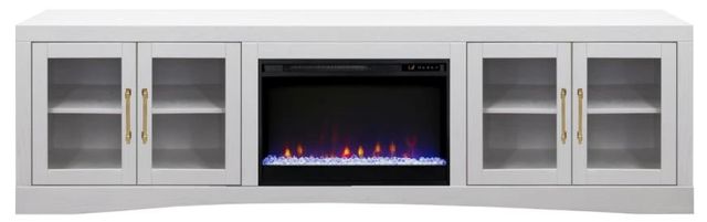 Legends Home Heritage White 94" Fireplace TV Stand-0