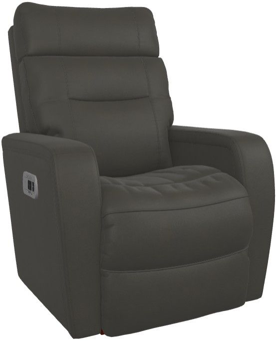 La-Z-Boy® Baron Mocha Leather Power Rocking Recliner with Headrest and Lumbar-0
