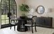 Bassett Mirror Mateo Cerused Black Dining Table-3