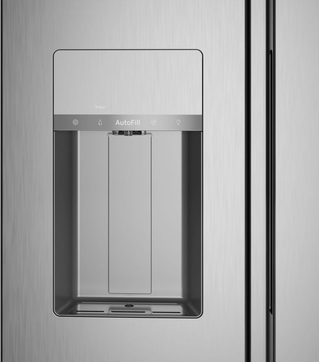 GE Profile™ ENERGY STAR® 36" 23.5 Cu. Ft. Fingerprint Resistant Stainless Steel Counter Depth Side-By-Side Refrigerator with Dual-Dispense AutoFill Pitcher and CustomSize™ Ice-3