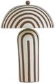 TOV Furniture Maiori Brown Striped Table Lamp-0